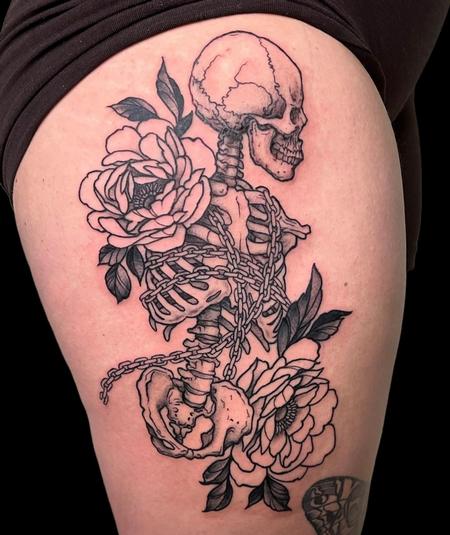 tattoos/ - Brennan Walker Chained Skeleton - 144890
